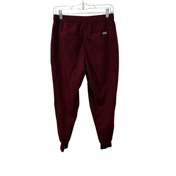 Figs Burgundy Mens Tansen Jogger Scrub Pants XS - Elastic Waist Adjustable Draws - Picture 2 of 6
